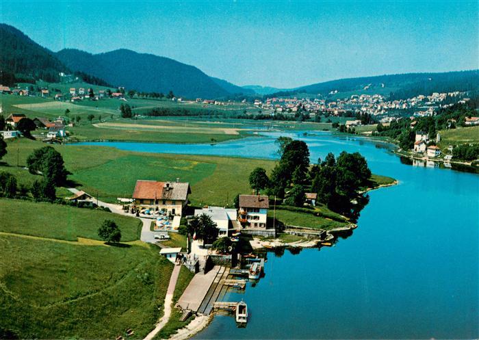 Les-Brenets NE Bassins du Doubs Port du Pre du Lac vue aérienne