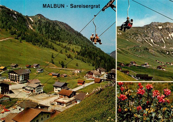 Malbun Triesenberg Liechtenstein Panorama Hotels Sareisergrat Sessellift Alpenfl
