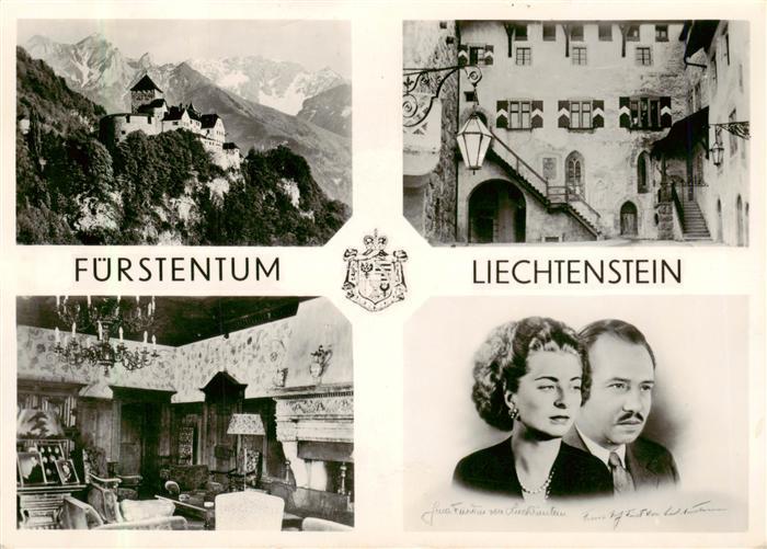 Vaduz Liechtenstein FL Schloss Landesfuersten Fuerst Franz Josef II Fuerstin Cin