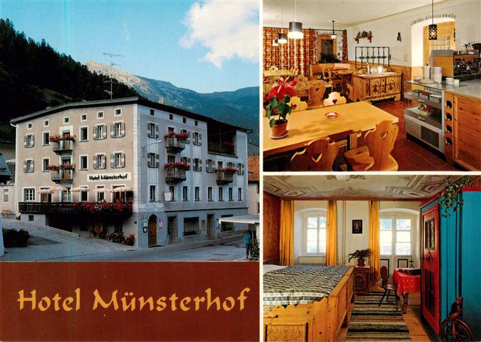Muestair GR Hotel Muensterhof Restaurant Fremdenzimmer