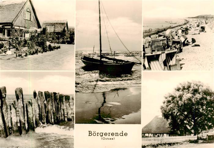 Boergerende-Rethwisch Teilansichten Fischerboot Strandpartie Strandhaus