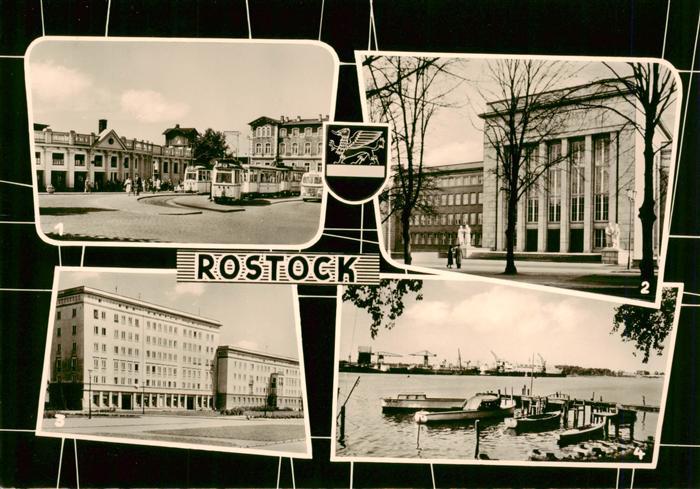 ROSTOCK  CITY Bahnhof Medizinische Universitaets-Klinik Ulrich-von-Hutten-Strass