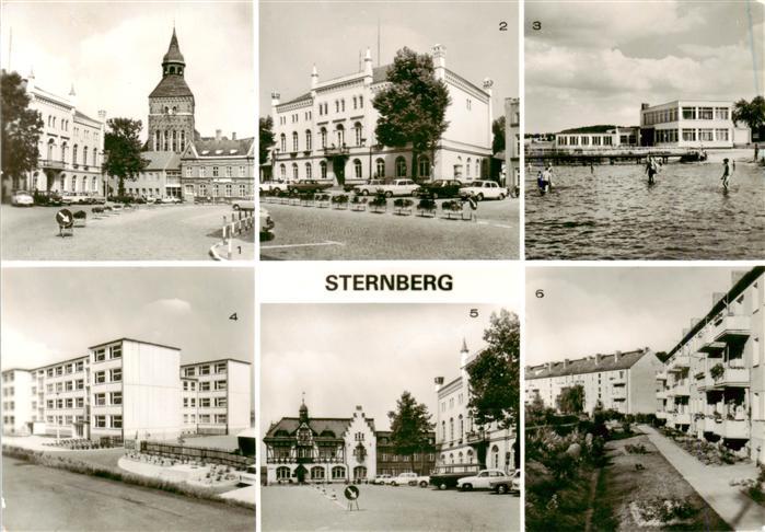 Sternberg Mecklenburg Karl Liebknecht Platz Rathaus Bad und Konsum Strandgaststa