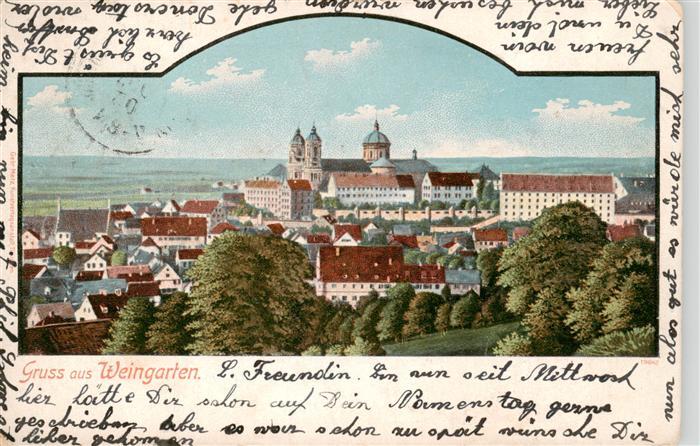 Weingarten Wuerttemberg Panorama