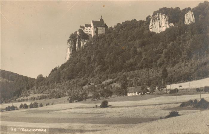 Werenwag Schloss Beuron Donautal Panorama