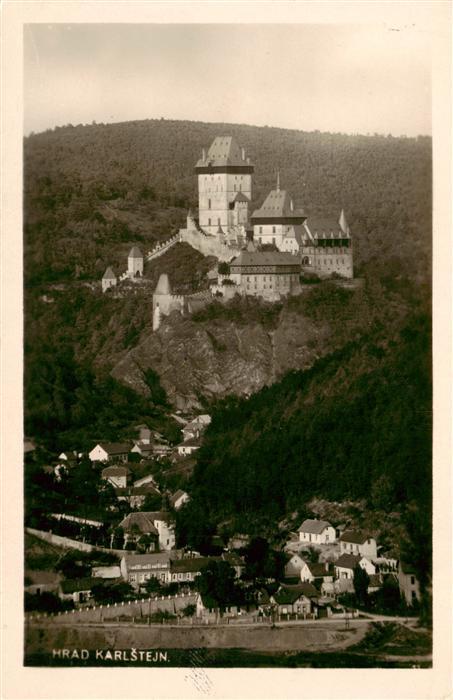 Karlstejn Karlstein Burg CZ Hrad Karlstejn