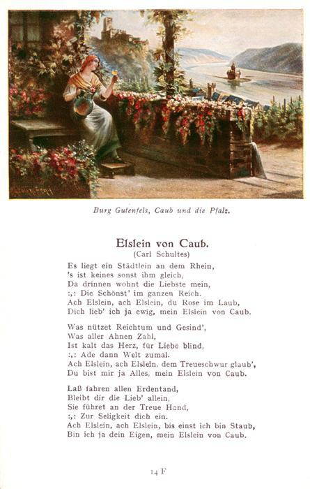 Caub Kaub Rhein Burg Gutenfels Caub und die Pfalz