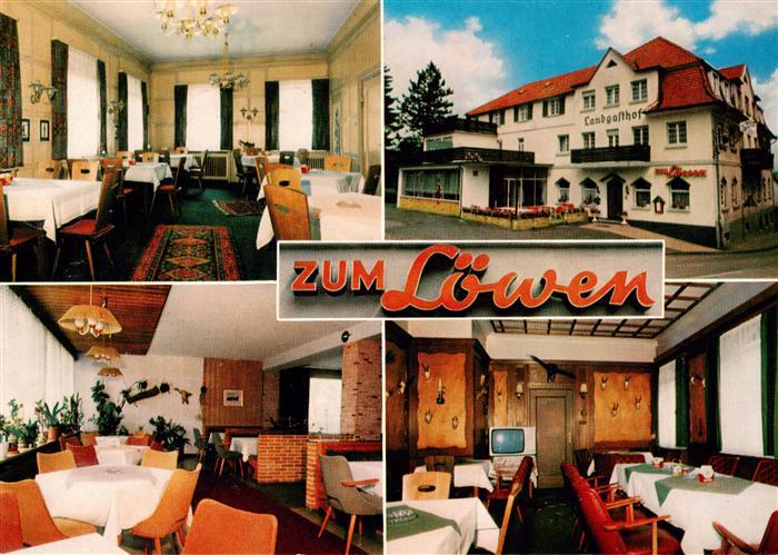 Waldkatzenbach Landgasthof Zum Loewen Gastraeume