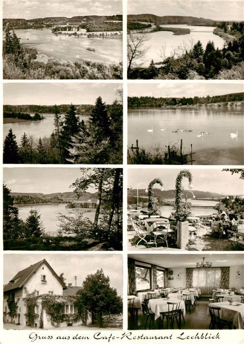Landsberg Lech Bayern Cafe Restaurant Lechblick Gaststube Terrasse Panorama