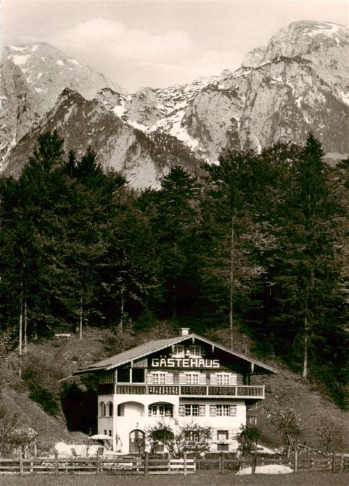 Schoenau Berchtesgaden Gaestehaus Weide