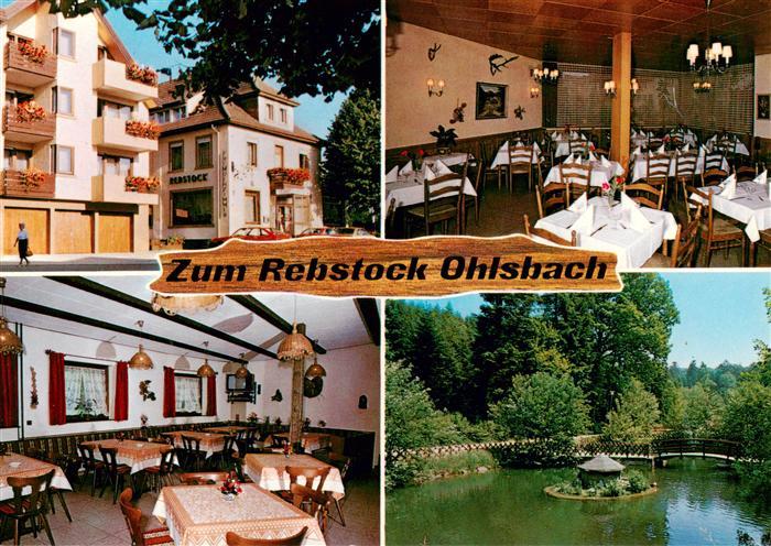 Ohlsbach Gasthof Zum Rebstock Gastraeume Schwanenteich