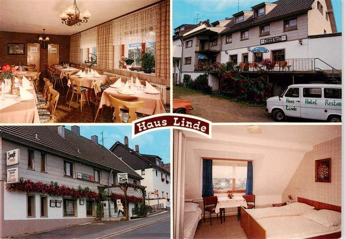 Rurberg Simmerath Restaurant Haus Linde Gastraum Zimmer