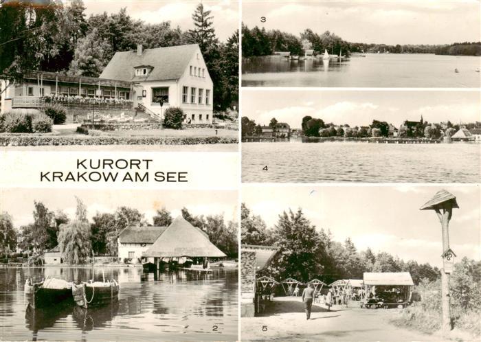 Krakow See HOG Joernberg Fischerhaus Am See Teilansicht HOG Waldschenke