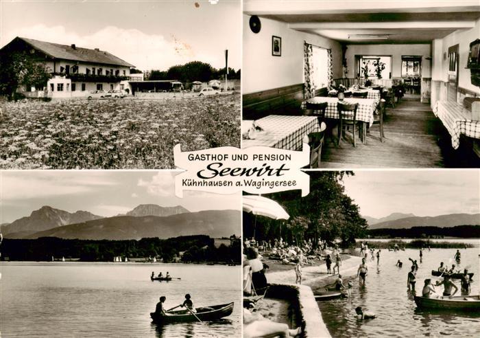 Kuehnhausen Waginger See Gasthof Pension Seewirt Wanginger See Strandpromenade