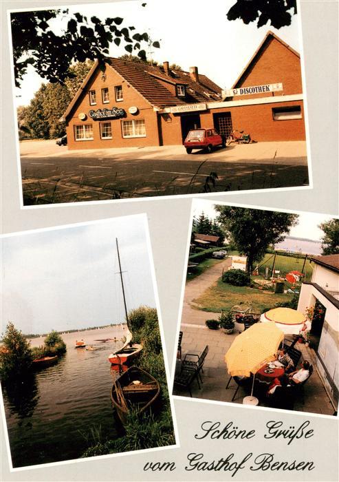 Floegeln Cafe am See Gasthof Bensen Bootspartie