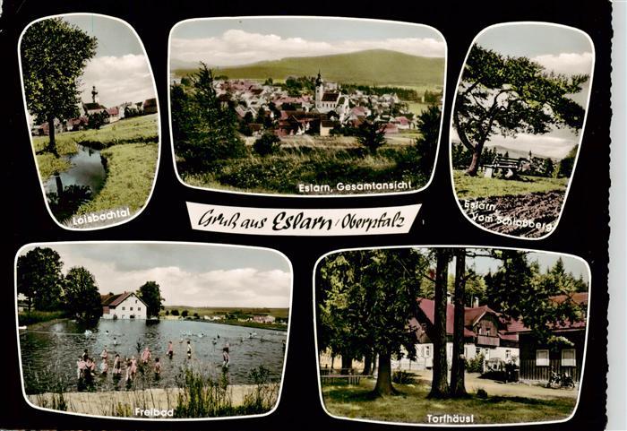 Eslarn Loisbachtal Panorma Schlossbergblick Freibad Torfhaeusl