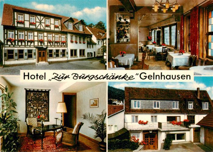 Gelnhausen Hotel Zur Burgschaenke Gastraeume
