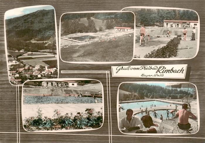 Rimbach Bayrischer Wald Panorama Freibad Teilansichten