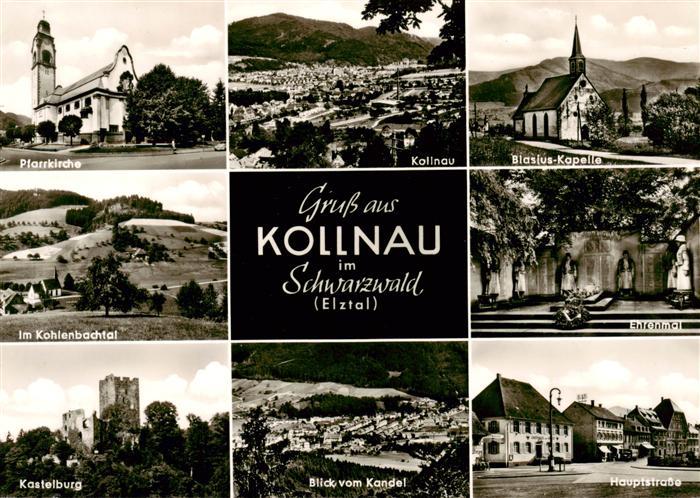 Kollnau Pfarrkirche Im Kohlenbachtal Kastelburg Kollnau Blasius Kapelle Ehrenmal