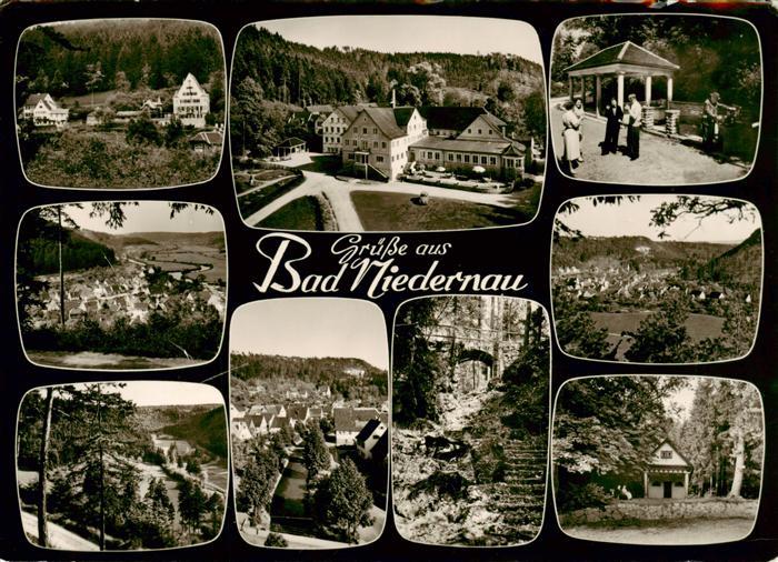 Bad Niedernau Teilansichten Panorama Pavillon Kurhaus