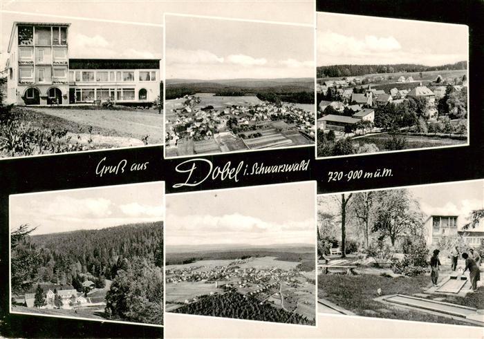 Dobel  Schwarzwald Hotel Panorama Teilansichten Minigolf