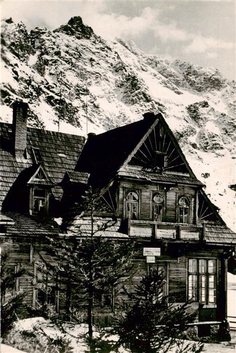 Tatry Wysokie Vysoke Gebirge Schronisko PTTK im St Staszica przy Morskim Oku