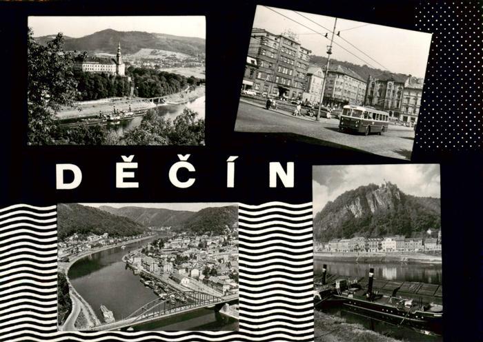 Decin Tetschen-Bodenbach Boehmen CZ Teilansichten
