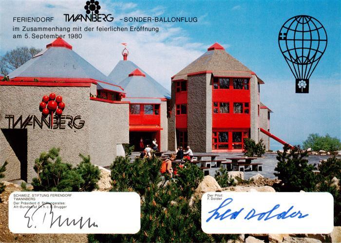Twannberg BE Feriendorf Sonder Ballonflug
