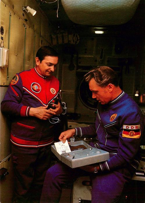 CHEMNITZ Sachsen Gemeinsamer Kosmosflug UdssR und DDR mit Waleri Bykowski und Si