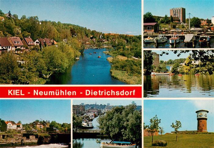 KIEL  CITY Neumuehlen Dietrichsdorf Teilansichten
