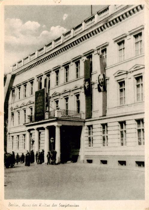 BERLIN  CITY Haus der Kultur der Sowjetunion