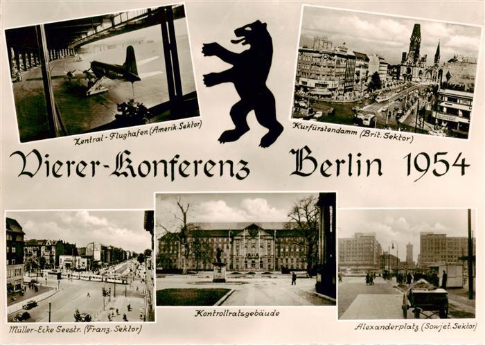 BERLIN  CITY Zentral Flughafen Kurfuerstendamm Mueller Ecke Seestrasse Kontrollr