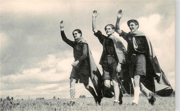 Pfadfinder Scouts Les Compagnons de France au Camp