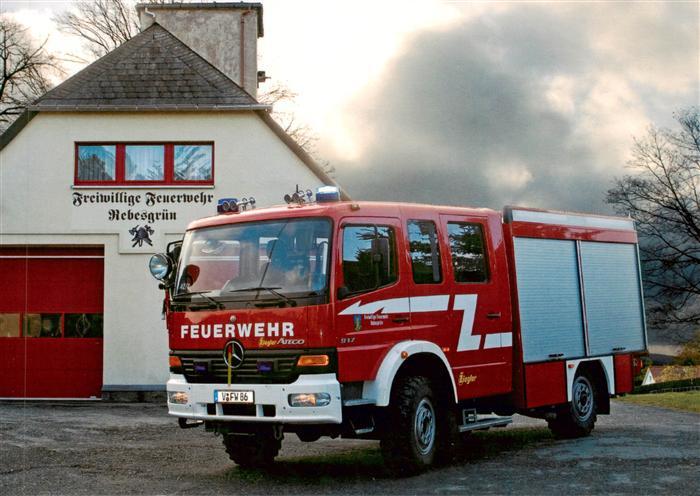 Feuerwehr Fire-Brigade Pompiers Bomberos LF 8/6 Mercedes Benz Atego 917 Rebesgru