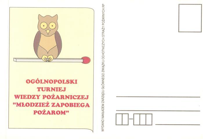 Werbung Reklame Ogolnopolski Turniej Wiedzy Pozarniczej