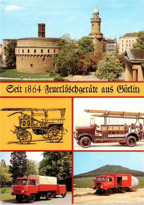 Feuerwehr Fire-Brigade Pompiers Bomberos Feuerloeschgeraete Goerlitz