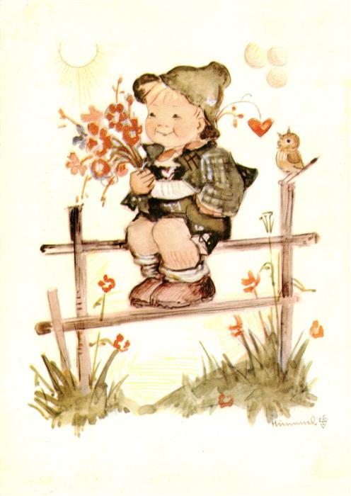 Hummel Kuenstler-AK-Nr. Hummelbuch Weltanschauung