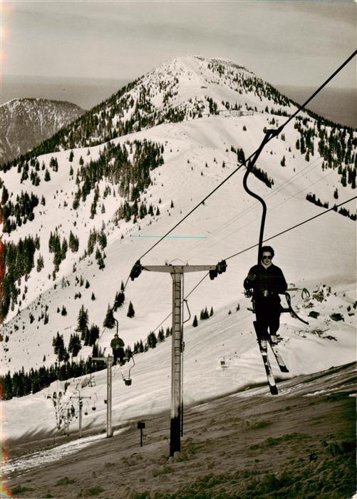 Sessellift Chairlift Telesiege Wallbergbahn Rottach-Egern
