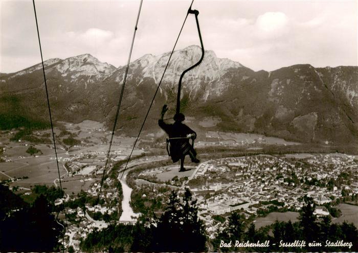 Sessellift Chairlift Telesiege Bad Reichenhall Stadtberg