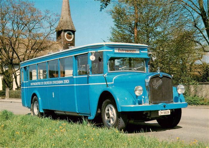 Autobus Omnibus Bus Verein Zuerich Baujahr 1930