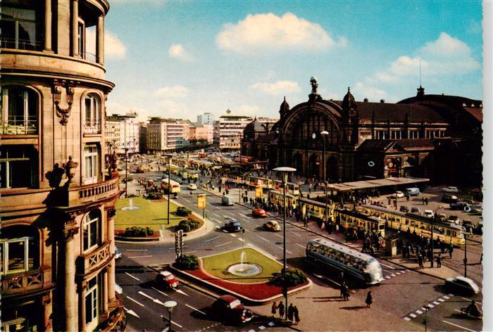 Strassenbahn Tramway-- Frankfurt am Main Hauptbahnhof