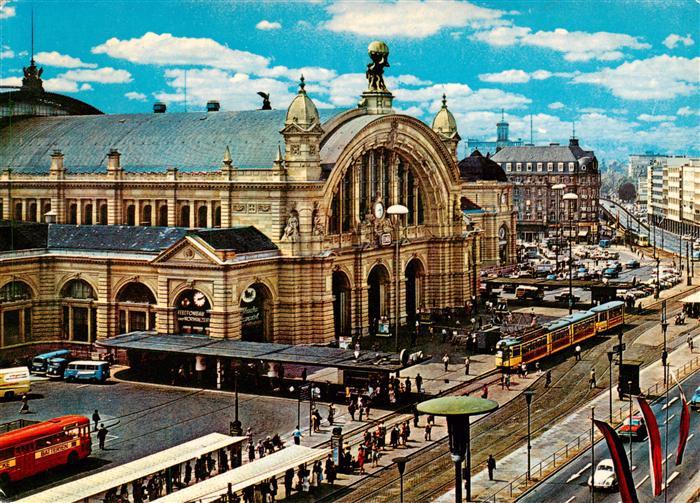 Strassenbahn Tramway-- Frankfurt am Main Hauptbahnhof