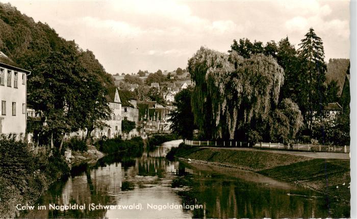 Calw Schwarzwald BW Partie an der Nagold