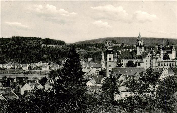 Sigmaringen Stadtansicht mit Kirche