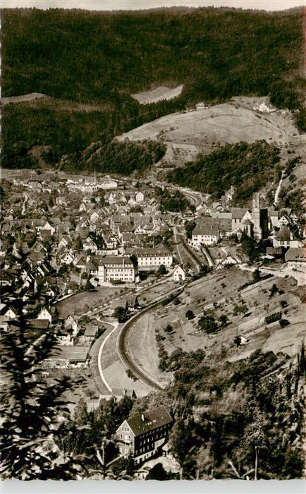 Alpirsbach Sanatorium Hellenberg mit Kraehenbad