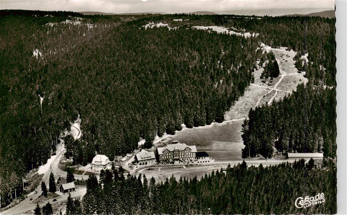 Ruhestein Baiersbronn BW Hotel und Kurhaus Ruhestein Fliegeraufnahme