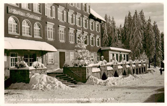 Ruhestein Baiersbronn BW Hotel und Kurhaus Ruhestein