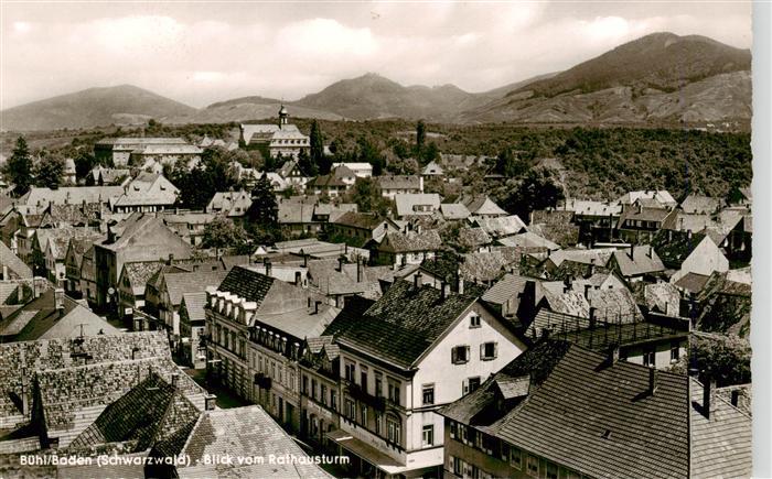 Buehl Baden Blick vom Rathausturm