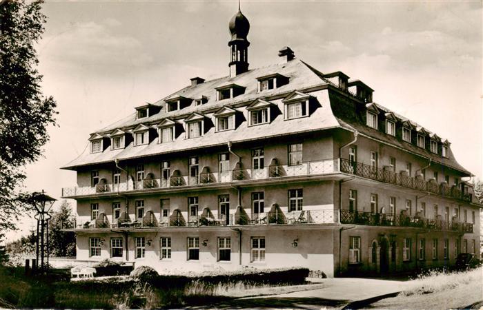 Buehl Baden Sanatorium Buehlerhoehe Sued und Ostseite
