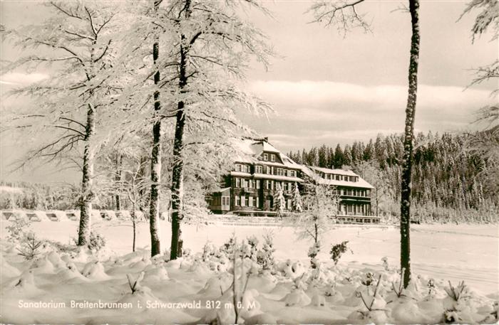 Breitenbrunnen Sasbachwalden Sanatorium Breitenbrunn